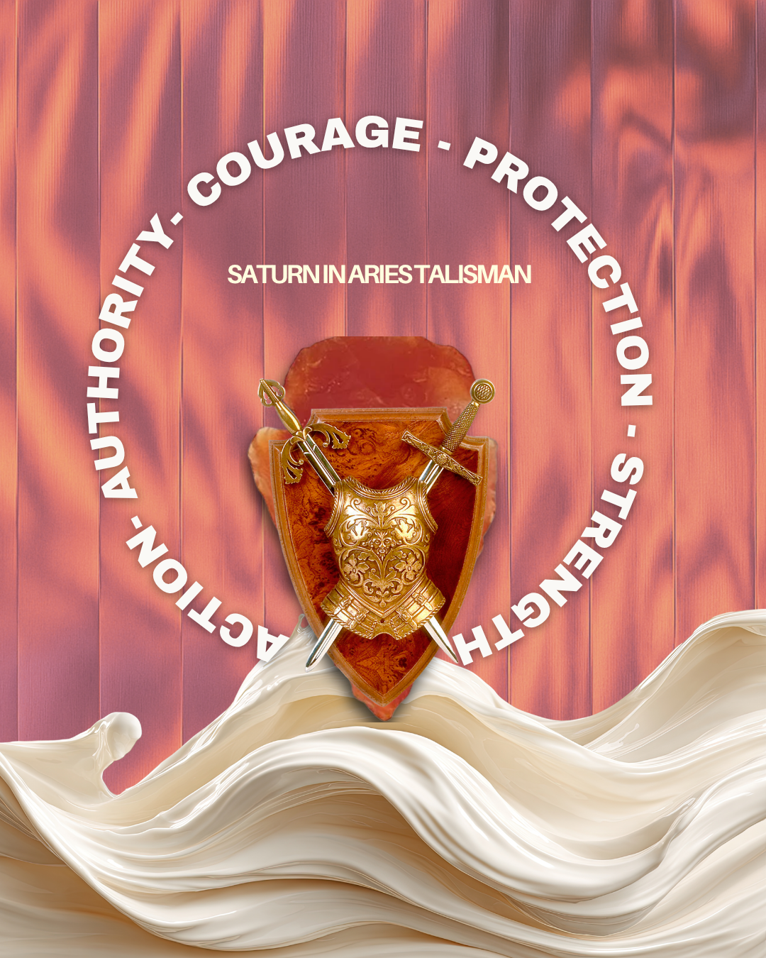 SHIELD OVER CARNELIAN ARROWHEAD
